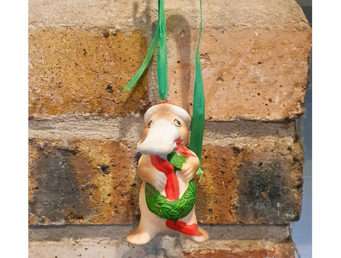 Platypus Christmas tree ornament, Christmas Platypus