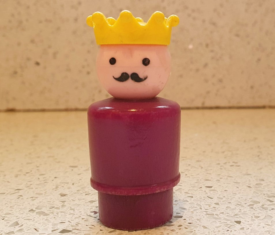 King little people character, Fisher-Price Play Family Castle, Fisher Price Castle little people King character