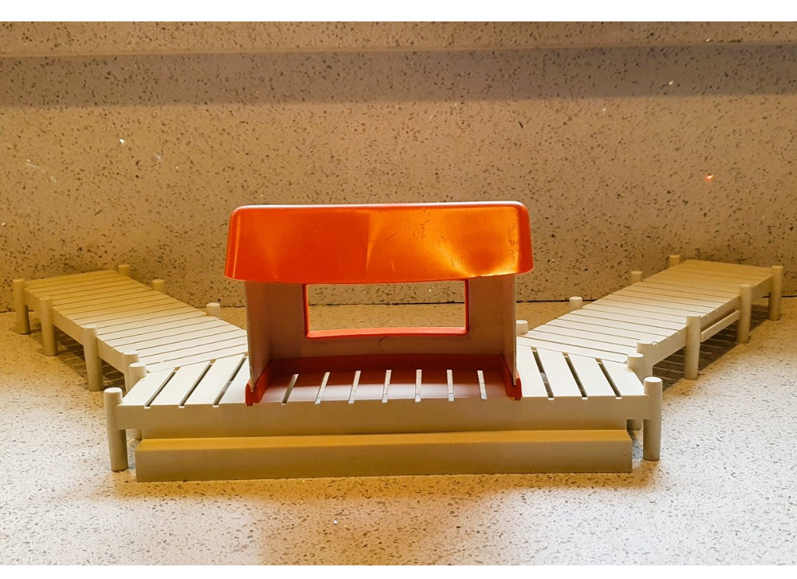 Weebles Harbour, Marina, Speedboat, waterski, Boat, Weeble People, 70s, 80s, Toy, Vintage, Weebles