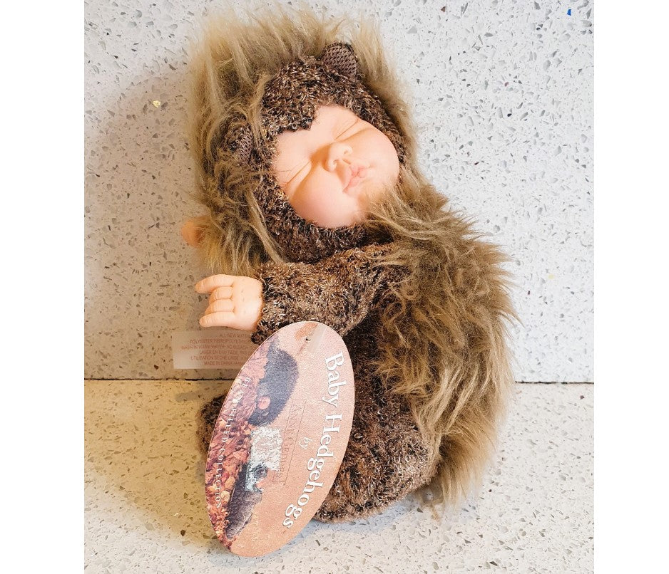 Anne Geddes, Hedgehog, Baby Doll, Vintage Stock with Tags – Pretty