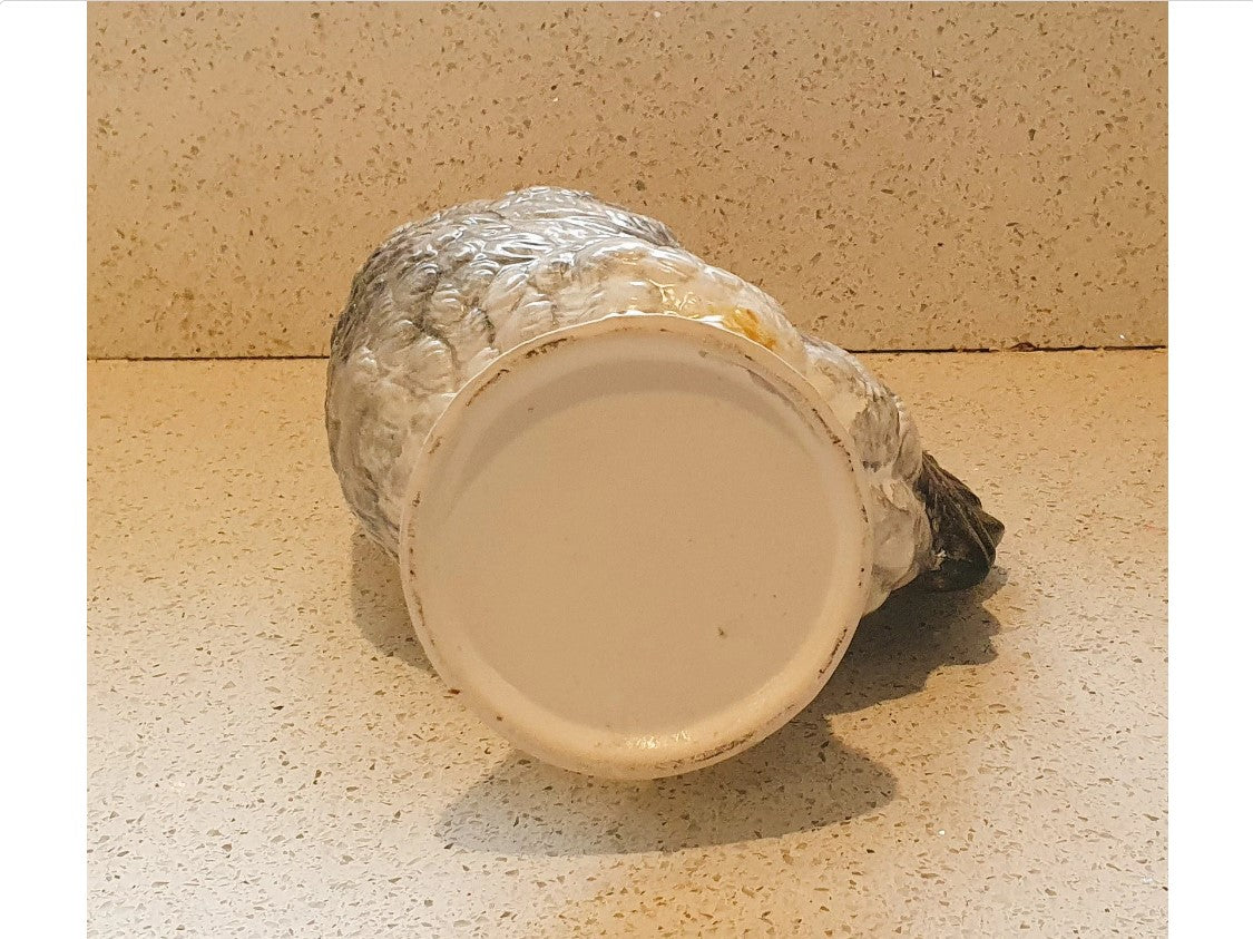 Vintage French, Cockerel Jug, Rooster Pitcher, Vintage Rooster, Vintage Cockrel, Jug, Pitcher, Vase, 12 Inches high - Very Good condition