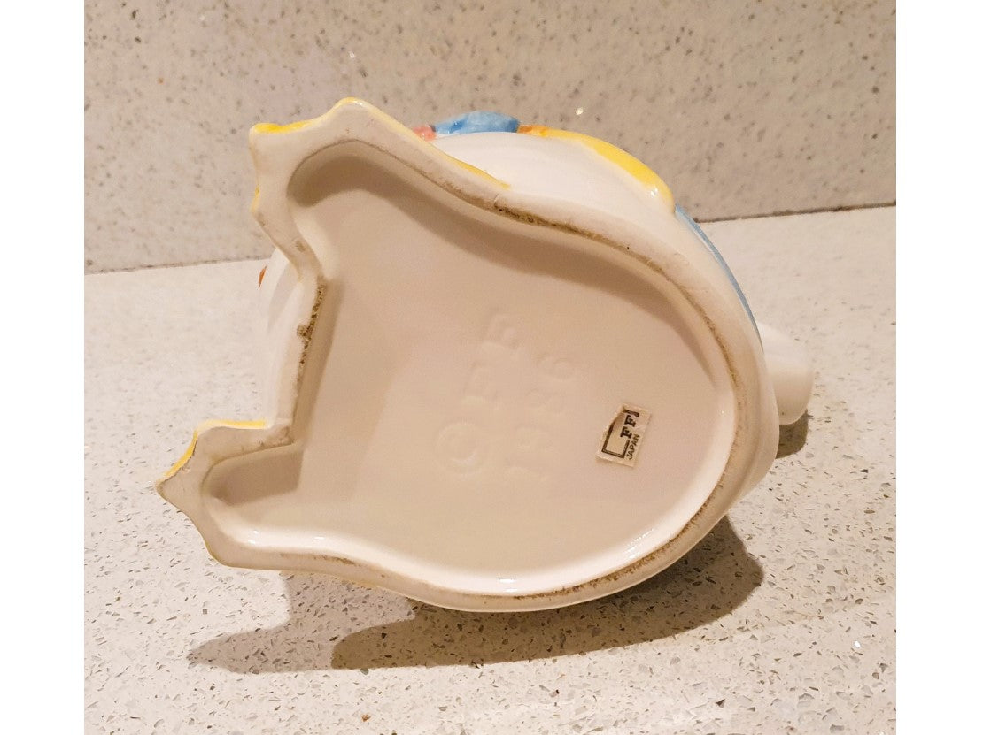 Fitz and Floyd Seagull Jug, jug, Fitz and Floyd Pitcher, Seaside, Beach, Pastel, White, Blue, Pink, Yellow, Seaside, Beach, Coastal, Pitcher, vase