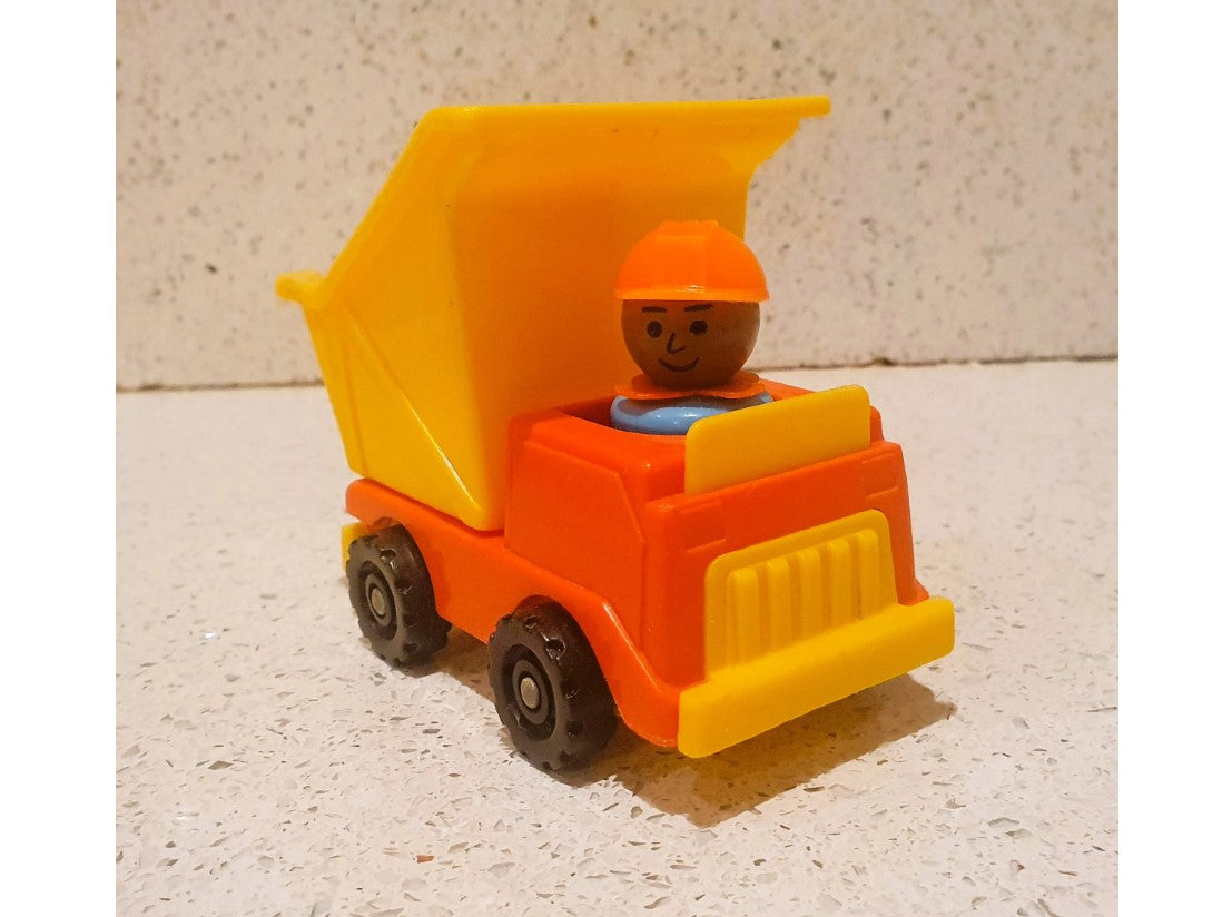 Vintage, Fisher-Price Dumper Truck, Construction sets, 70s, 80s Fisher Price Little People