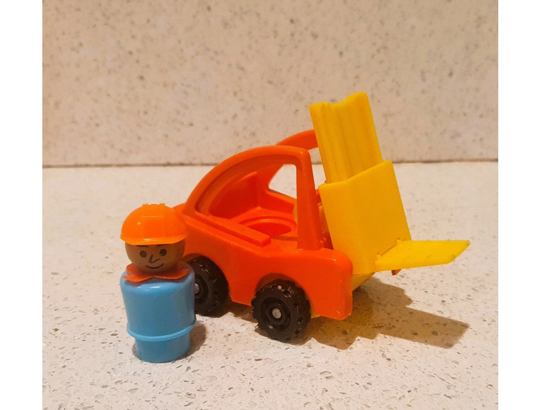 Fisher-Price Fork Lift truck, Construction sets, 70s, 80s Fisher Price Little People