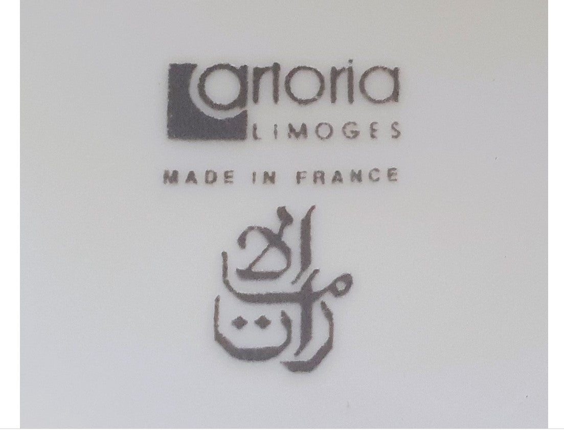 Limoges France Ceramic Trinket box, Artoria Limoges, Hoopee 6, Emerites Airlines, Porcelain Trinket Box