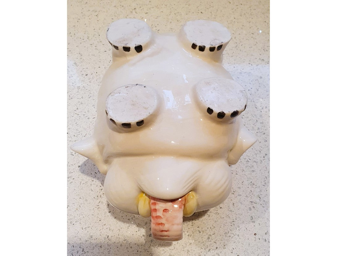 Vintage, Elephant shaped plant pot, elephant shaped Planter, Kitsch, Quirky, Anthropomorphic, Plant pot, Planter