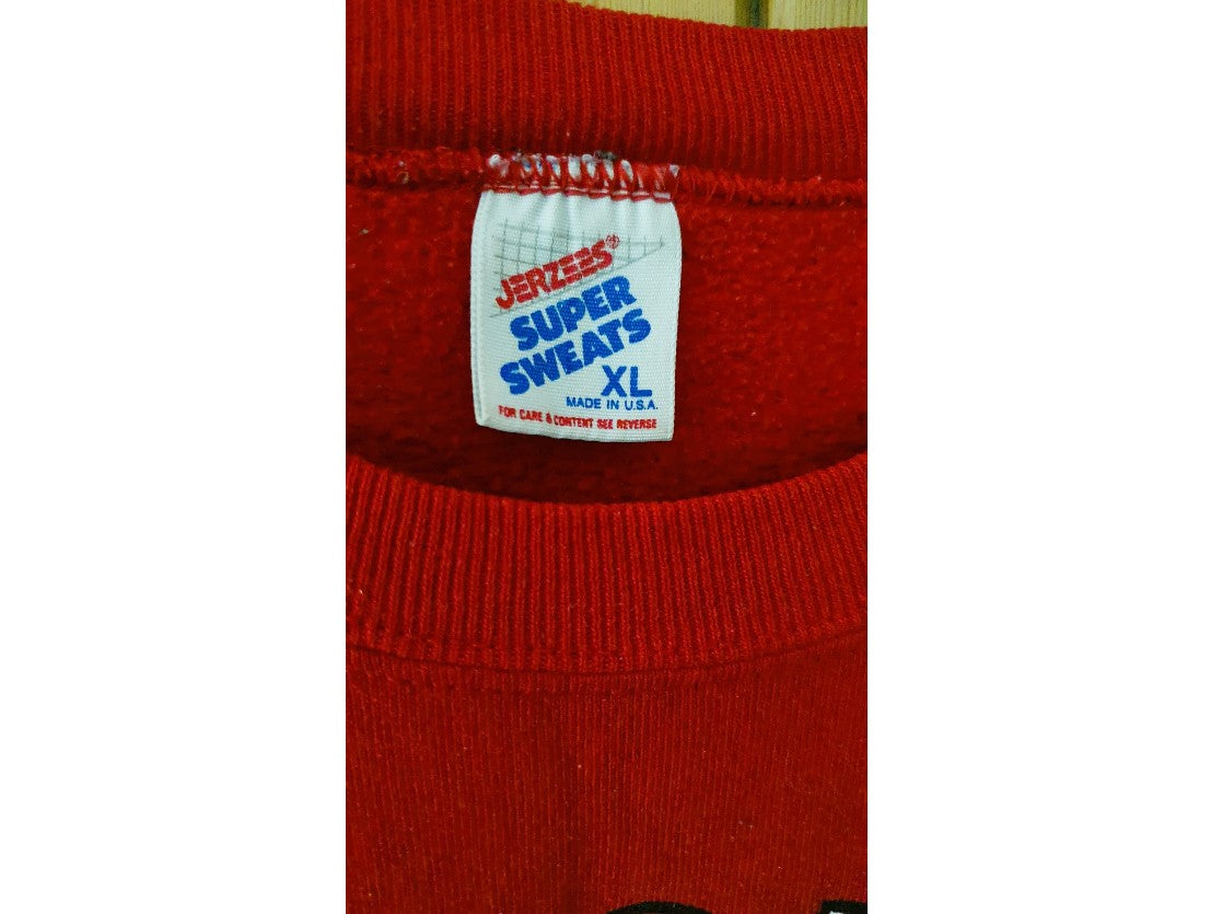 Vintage Wisconsin Badgers Sweatshirt, Wisconsin Badgers, Wisconsin Badgers Rose Bowl Sweatshirt, red, Xl, American Football, Vintage Sweatshirt