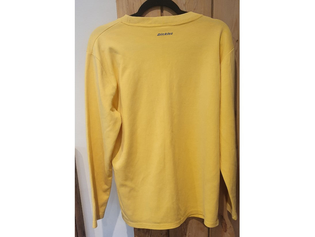 Vintage, Dickies Sweatshirt, Vintage Dickies Hoodie, Yellow Dickies Sweatshirt, Sweatshirt, Vintage, Large