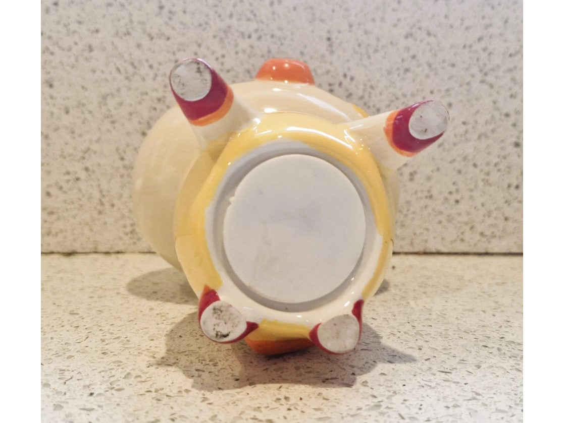 Large Head Cat Ceramic money Box, Sputnik, Cat Money Box, Large Head Cat, Ceramic, 7 Inch, Bright, bold, colourful, Retro, hand painted