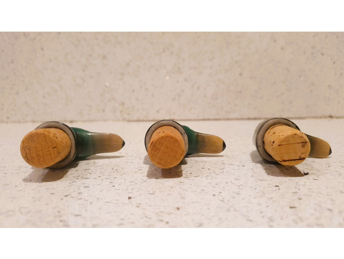 Ducks head Bottle Stopper, Vintage, Ceramic, Duck Head Bottle Stopper