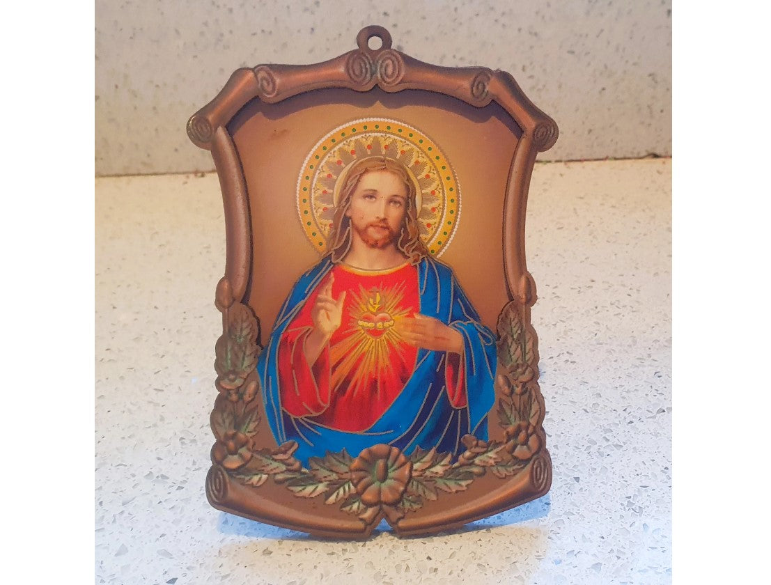 Jesus Ornament, Relief Picture of Jesus, Framed Picture of Jesus, Jesus