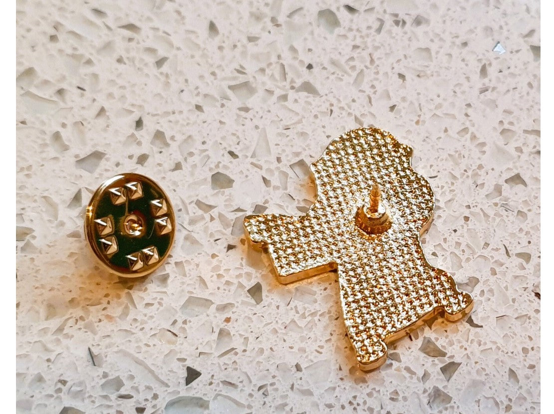 Jesus Enamel Pin Badge, Jesus pin badge, Jesus Dancing, Jesus Jewellery