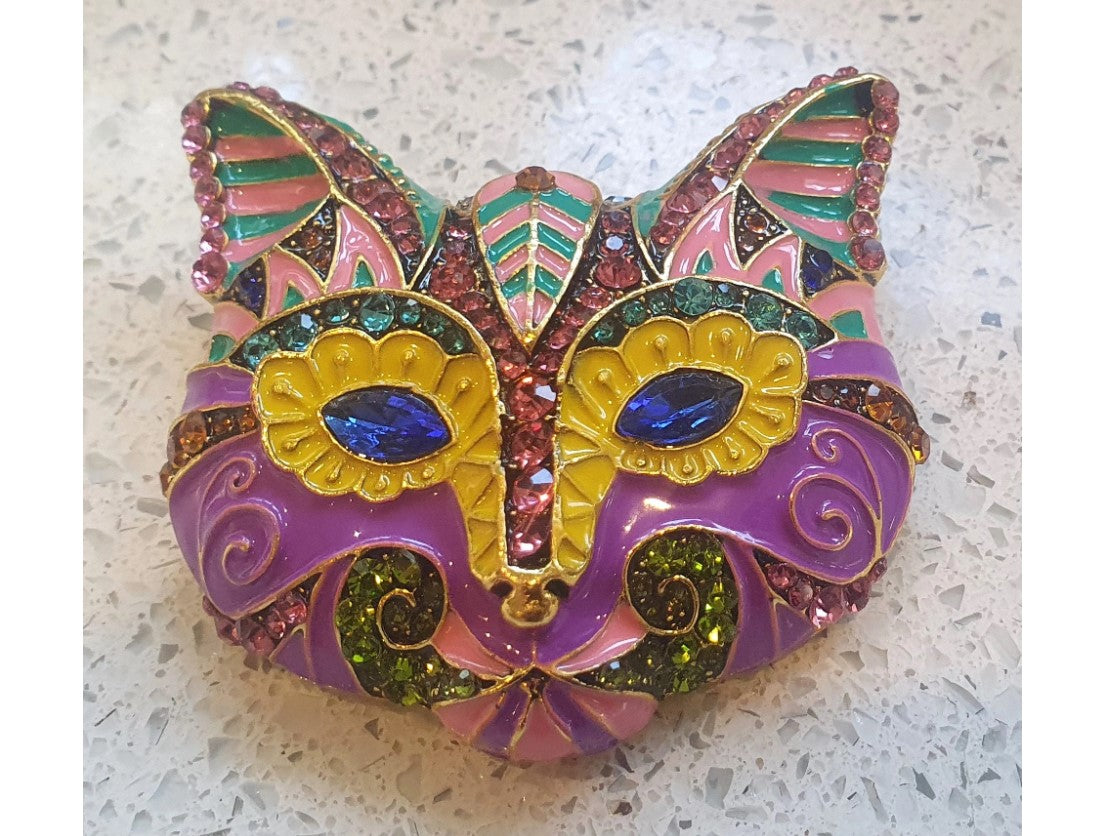 Cat Broach, NEW, Insect Jewellery, Quirky, Unusual, Bright, colourful, Enamel