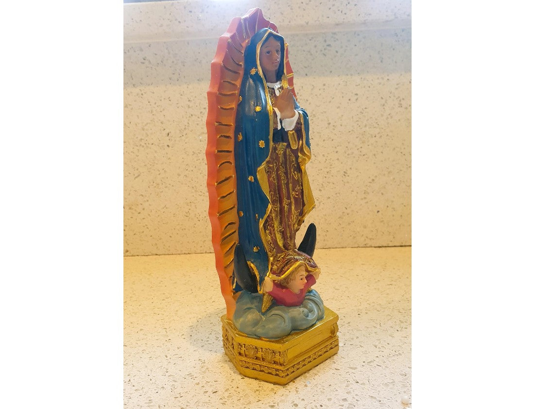 Our Lady of Guadeloupe, Statue, Ornament, Virgin Mary, Catholic, Kitsch, Quirky, Virgin Mary Ornament,
