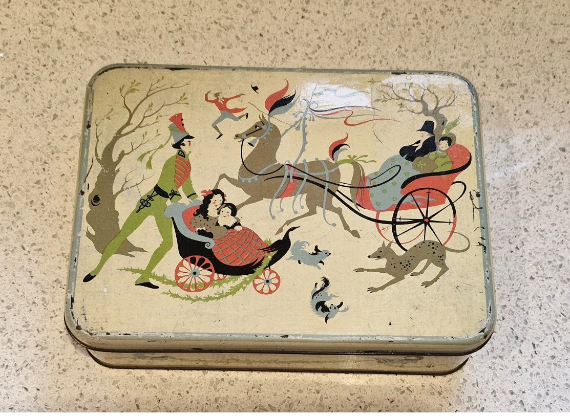 Romary & Co, Vintage Biscuit Tin, Vintage Packaging, Vintage Kitchenailia, Rare,
