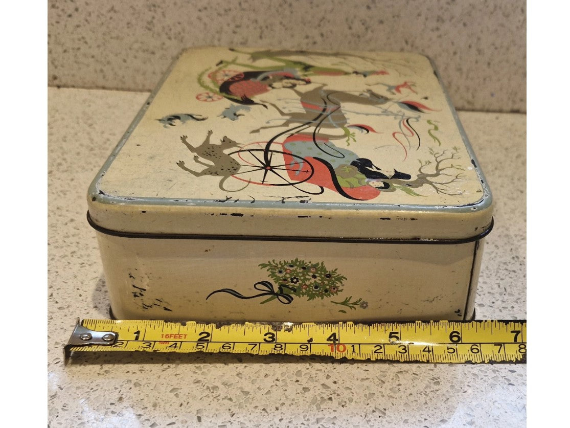 Romary & Co, Vintage Biscuit Tin, Vintage Packaging, Vintage Kitchenailia, Rare,
