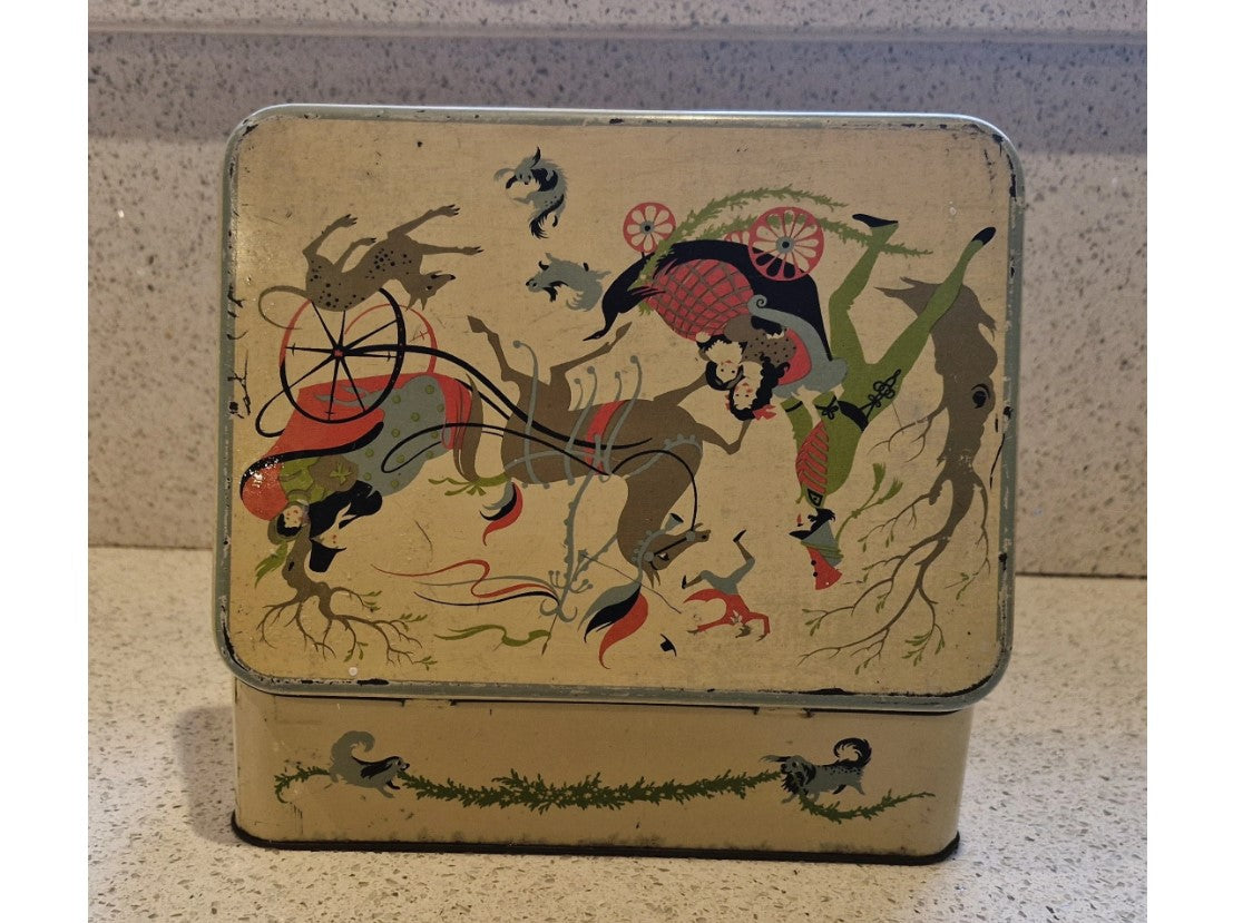 Romary & Co, Vintage Biscuit Tin, Vintage Packaging, Vintage Kitchenailia, Rare,
