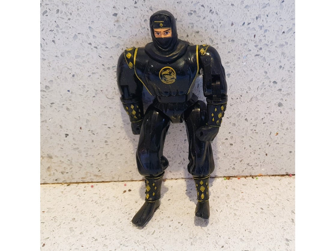 Vintage, 90s, Bandai Power Rangers, Mighty Morphin Ninja Rangers - Black Ninja,