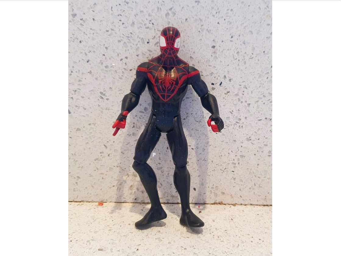 Ultimate Spider-Man, Black Suit, Action Figure, Miles Morales