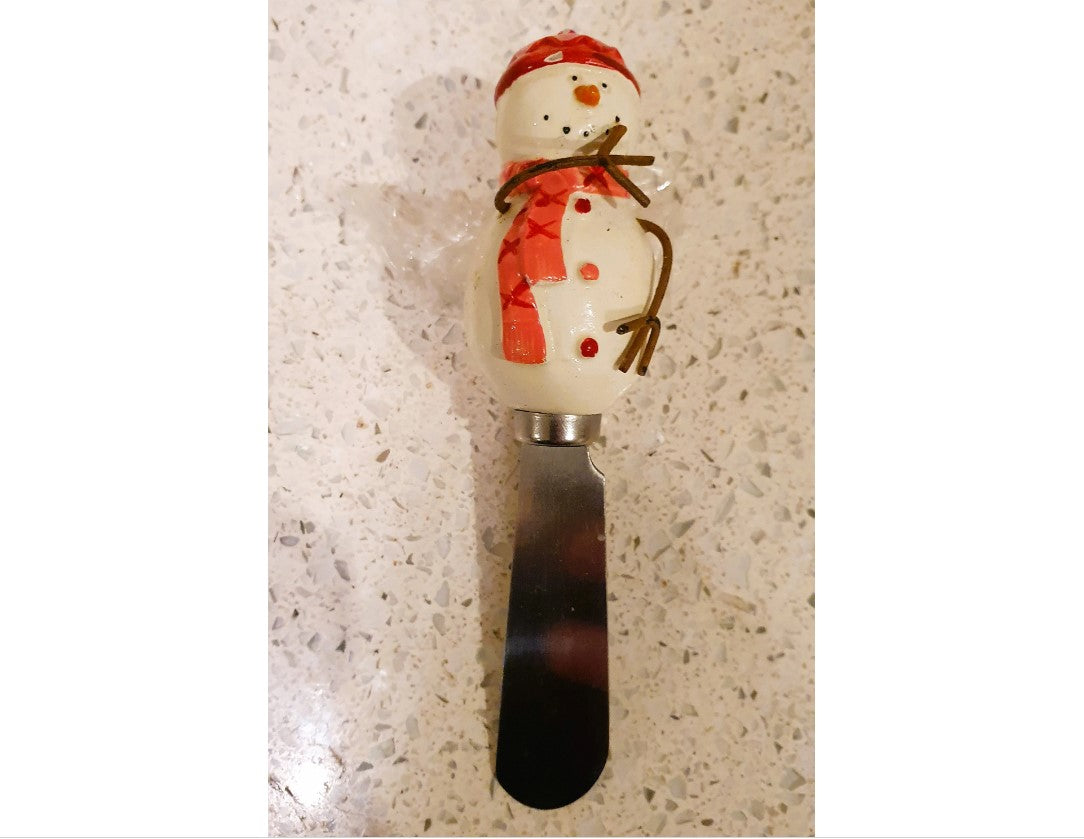 Vintage Snowman Butter Spreader, Christmas, xmas, Jam Spreaders, cheese board, charcuterie Board, Novelty, Quirky, Kitsch, Picnic