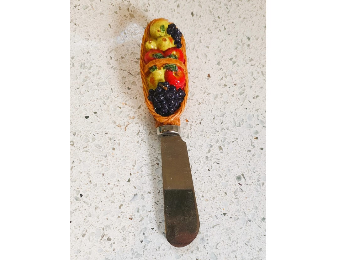 Vintage, Butter Spreader, Vegetable Basket Butter Spreader, Salad, Boston Warehouse, cheese board, charcuterie Board, Novelty, Quirky, Kitsch, Picnic