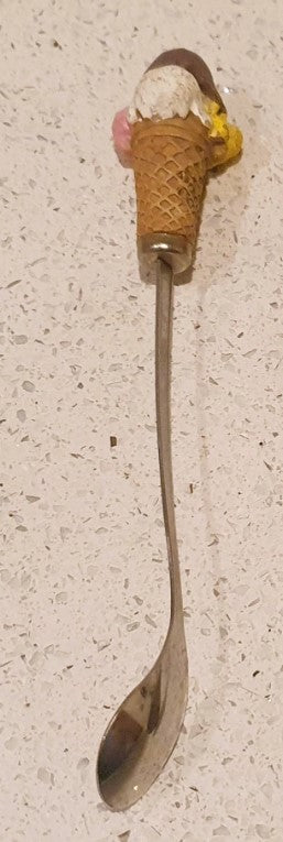 Ice Cream Sundae Spoon, 8 Inch, Long, Novelty