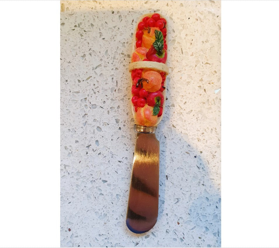 Vintage, Butter Spreader, Vegetable Basket Butter Spreader, Salad, Boston Warehouse, cheese board, charcuterie Board, Novelty, Quirky, Kitsch, Picnic