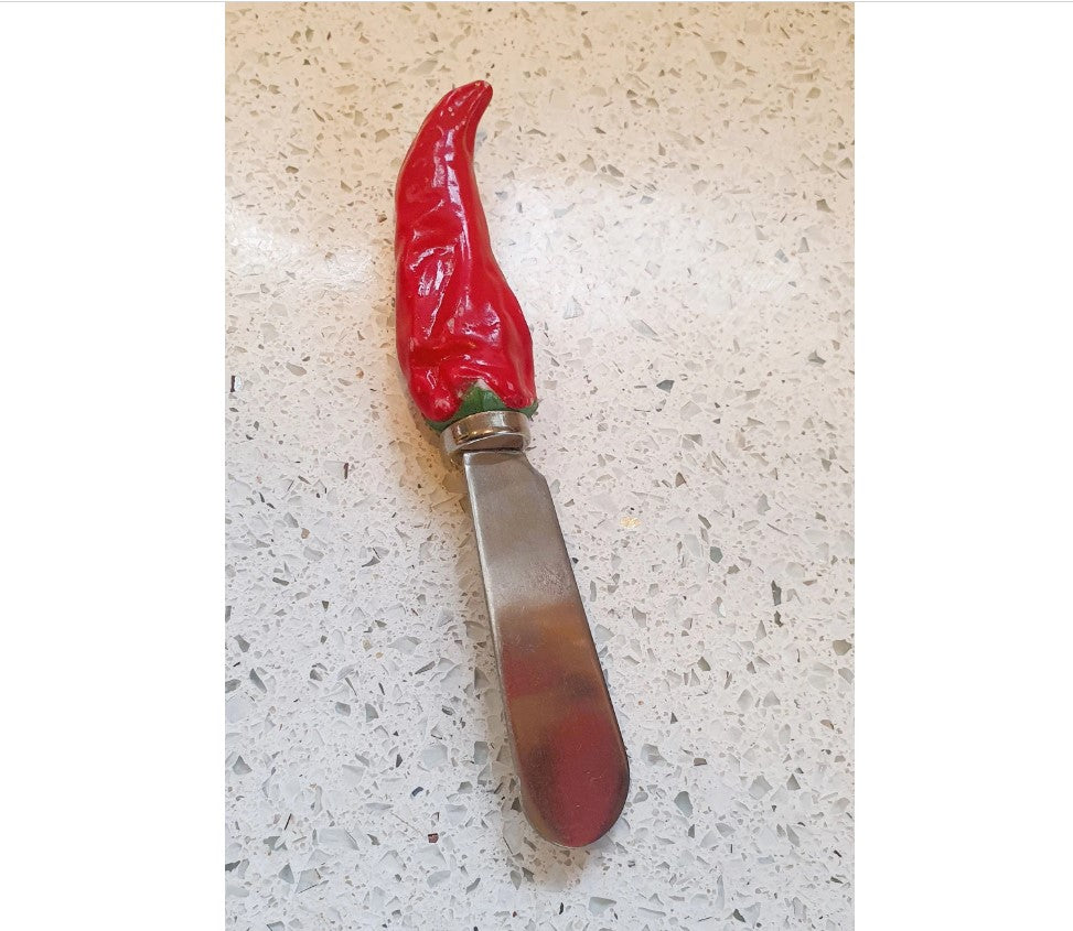 Butter Spreader, Chilli Butter Spreader, Salad, Boston Warehouse, cheese board, charcuterie Board, Novelty, Quirky, Kitsch, Picnic