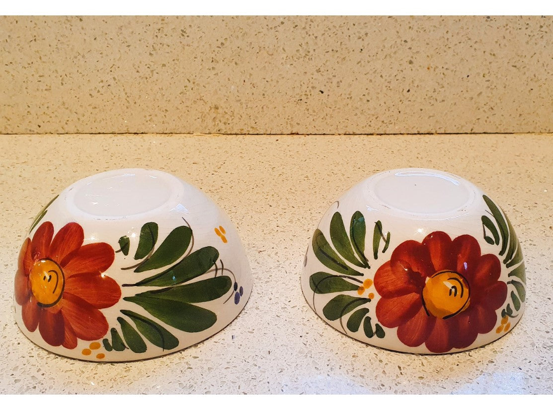 Spanish Hand Painted Bowls, Hand Made, Alfresco Living. Tapas, Ceramic Handmade, Hand Painted. Dip, Snack, Salad, Olive, Tapas