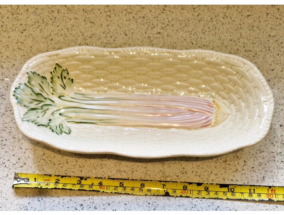 Celery Dish, Celery Plate, Beswick Ware, Ceramic, Mid-Century, Kitsch, 1940s, Made in England, Very Good condition, 12 Inch