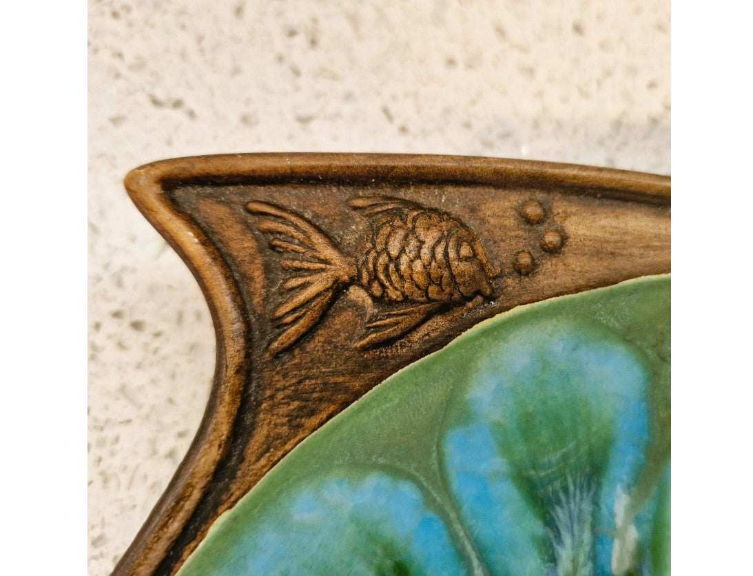 Fish shaped Platter, Segmented Platter, Fish Shaped Snack Platter, Treasure Craft