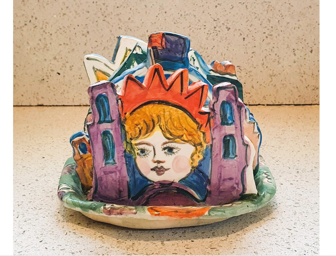 Wendy Littlewood, Ceramic Art, 2003, Sydney Harbour, Ceramic, Toast Rack, Letter Rack, Wendy Littlewood, Australian Artist, Immaculate