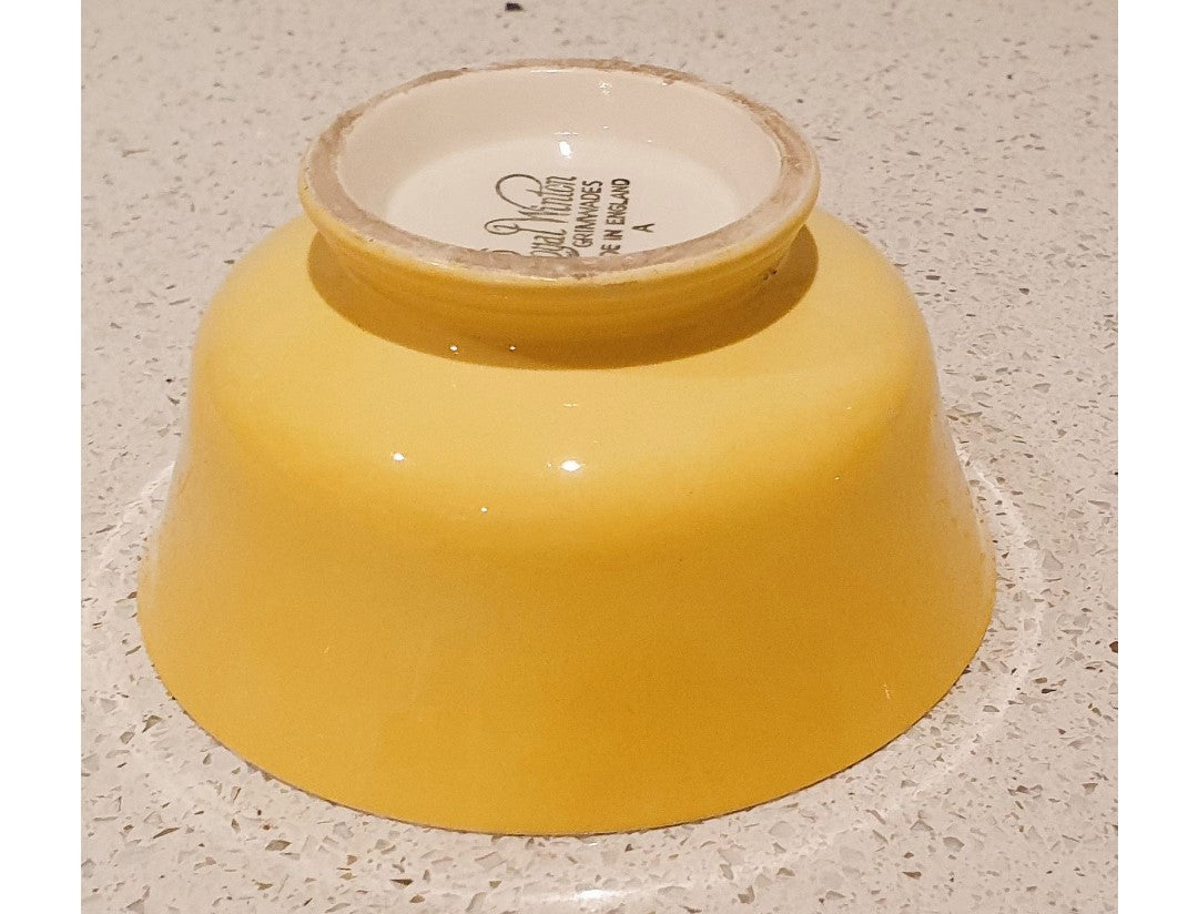 Royal Winton, Grimwades, Made in England, Yellow, Bowl, 2 tone Bowl