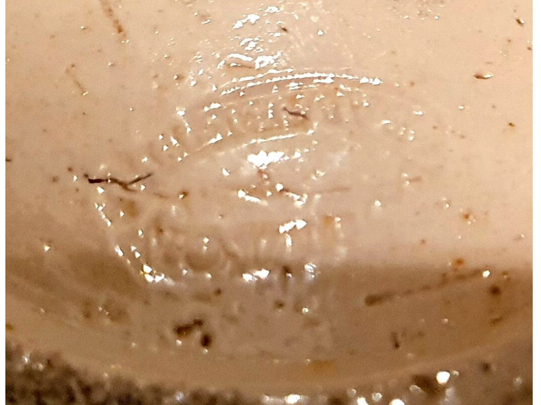 Antique, Early, Doulton Lambeth Stoneware, Salt Glaze, Small Jug, Harvest, Mead Jug, circa 1860, Makers Mark