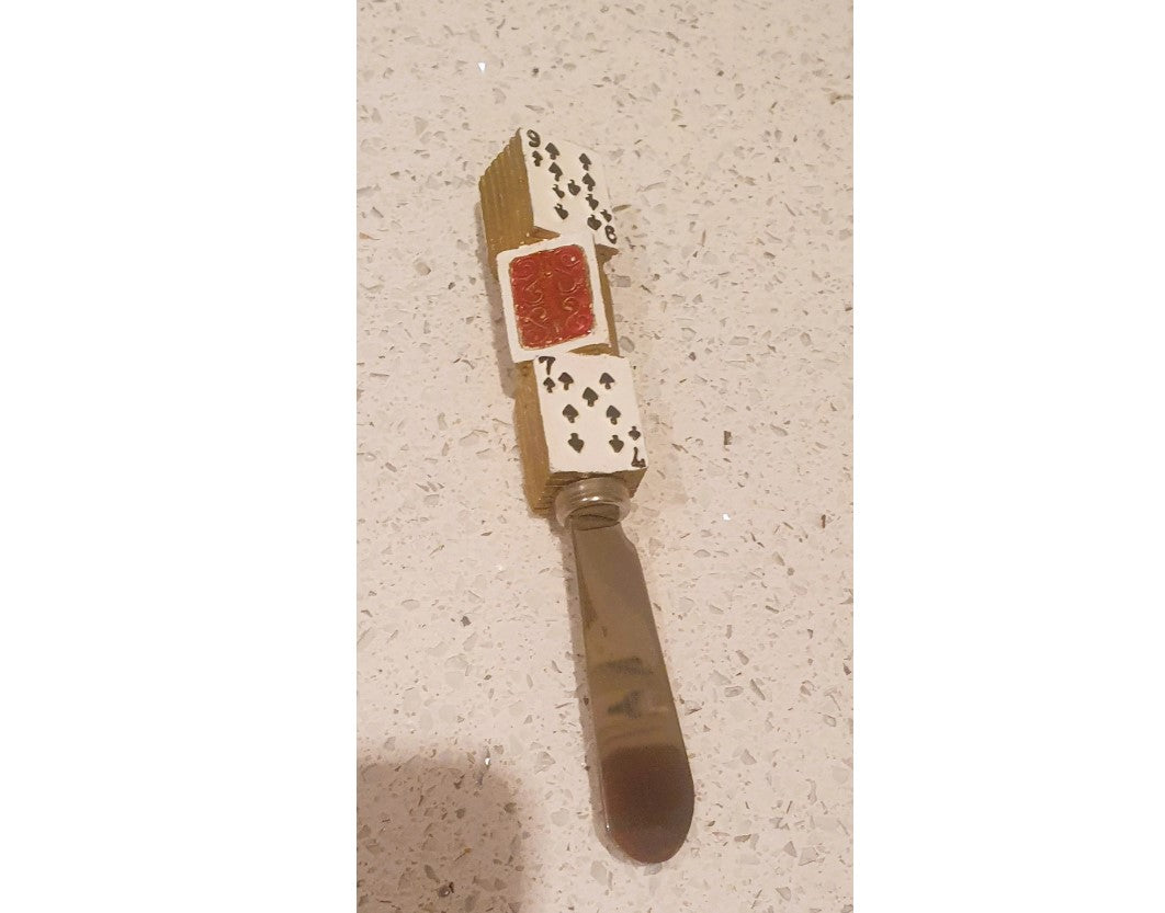 Poker Dice Butter Spreader, Jam Spreaders, cheese board, charcuterie Board, Novelty, Quirky, Kitsch, Picnic