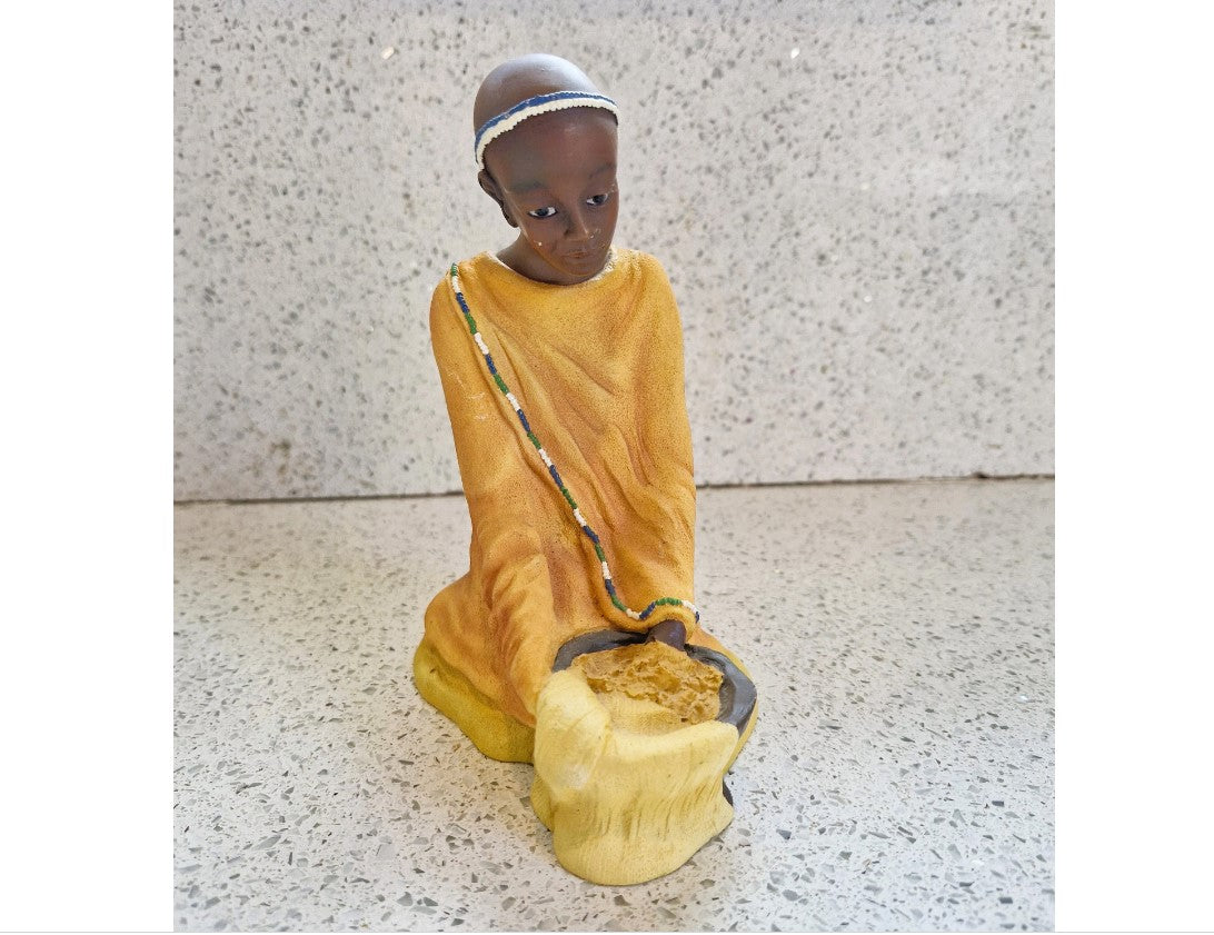 Vintage, Soul Journeys Ornament, African Sculpture, Bahiya, Beautiful One, 2001, African Art, Limited edition, East African