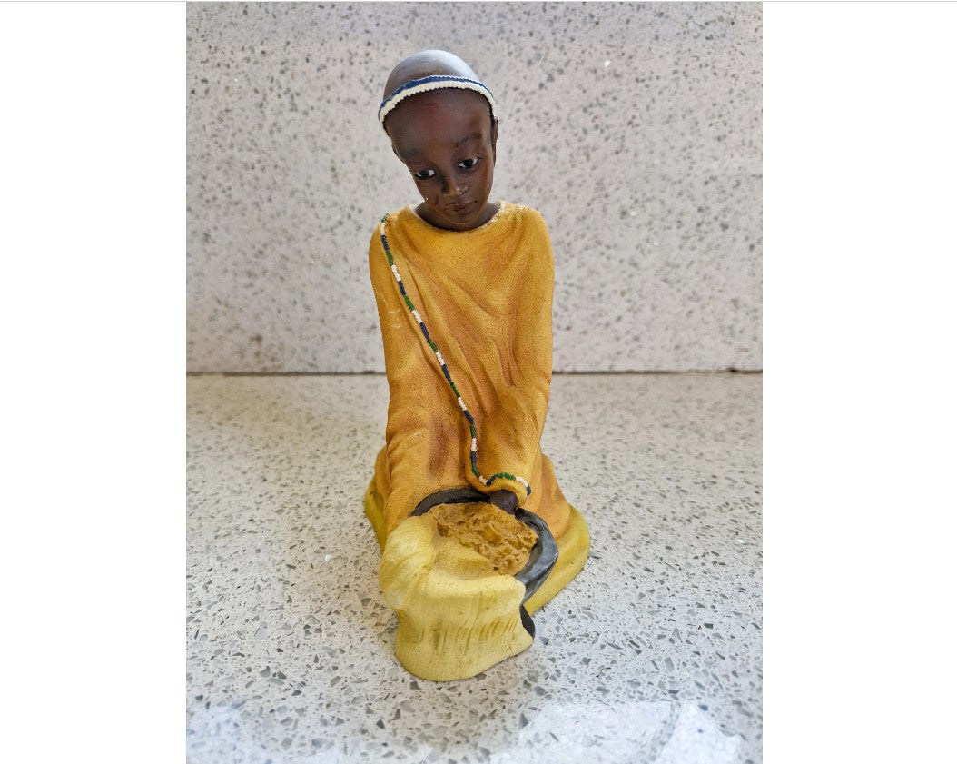 Vintage, Soul Journeys Ornament, African Sculpture, Bahiya, Beautiful One, 2001, African Art, Limited edition, East African