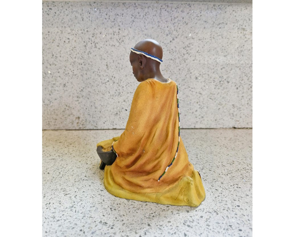 Vintage, Soul Journeys Ornament, African Sculpture, Bahiya, Beautiful One, 2001, African Art, Limited edition, East African