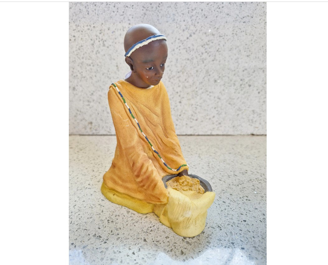 Vintage, Soul Journeys Ornament, African Sculpture, Bahiya, Beautiful One, 2001, African Art, Limited edition, East African