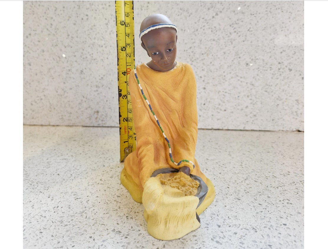 Vintage, Soul Journeys Ornament, African Sculpture, Bahiya, Beautiful One, 2001, African Art, Limited edition, East African