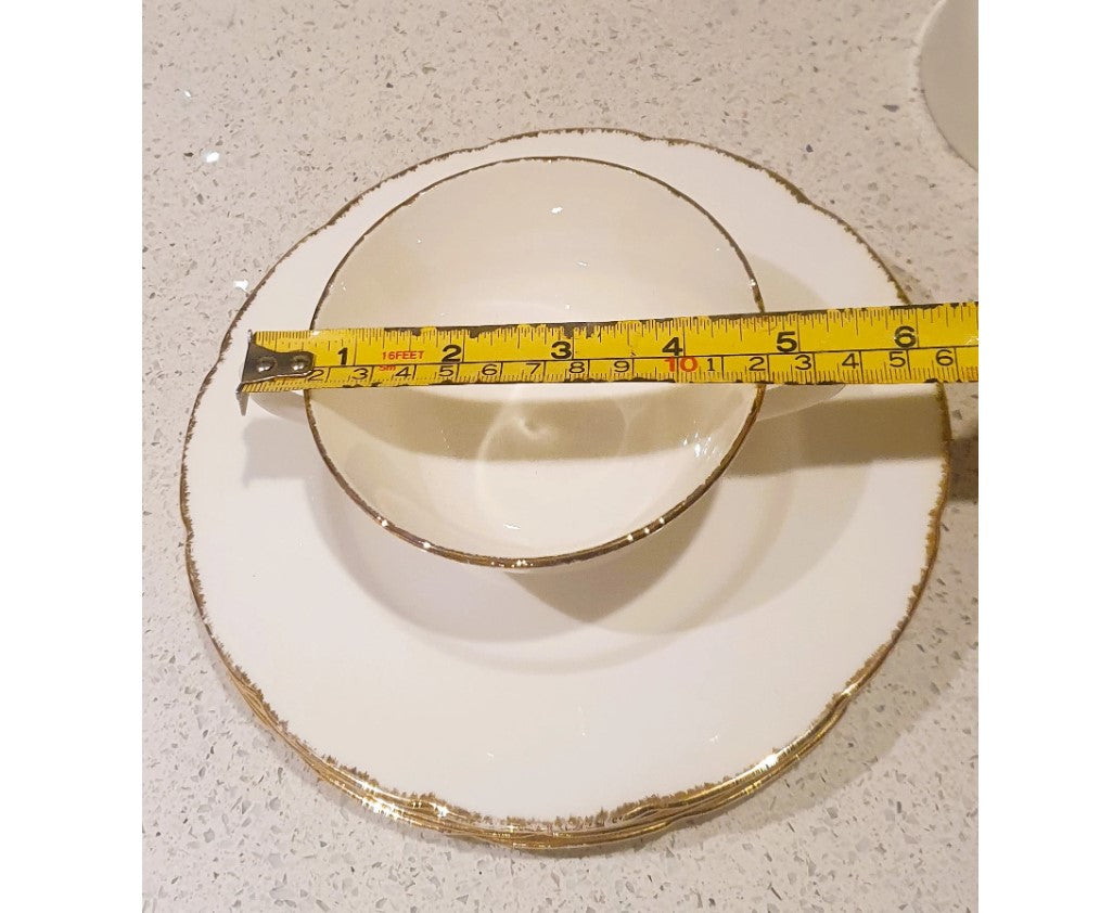 White, 2 handled, Gold rimmed, soup coupe, soup bowls, Plates, two handled White Soup Coupes, White, gold rim