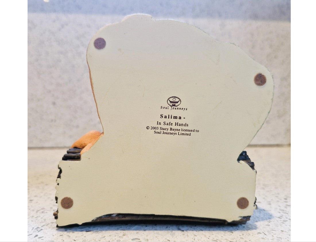 Vintage, Soul Journeys Ornament, Salima, In safe hands, 2001, Mother and Child, Limited edition, East African, RARE