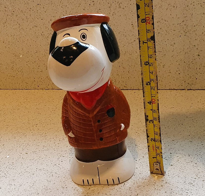 Vintage Dog Money Box, Vintage, Kitsch, Quirky, 1980s, cute, Dopey Dog, Kitsch money box, kitsch piggy bank, Ceramic, Quirky, Nostalgia