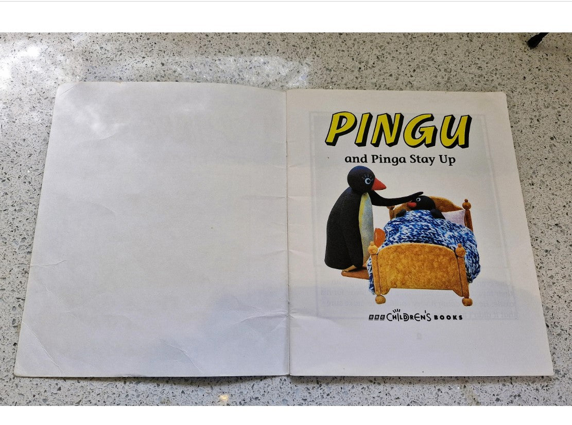 PINGU-Buch, Pingu und Pinga Bleib auf, Pingu-Buch