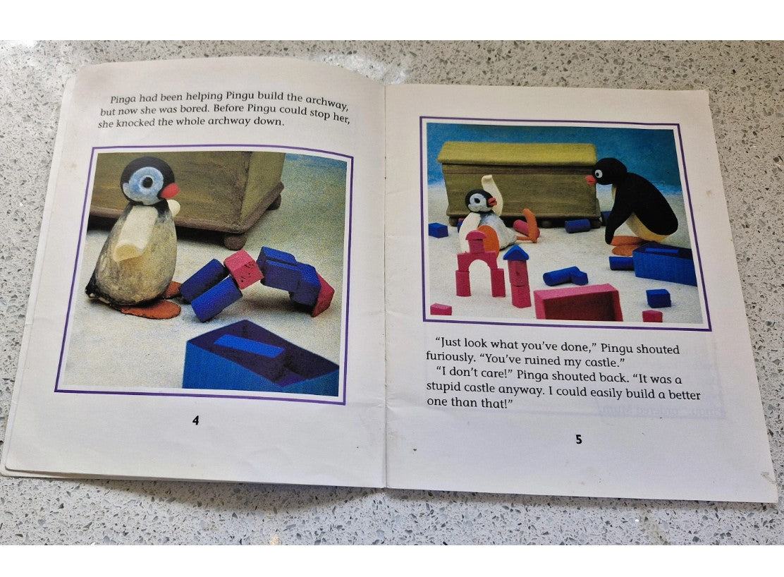 PINGU-Buch, Pingu und Pinga Bleib auf, Pingu-Buch