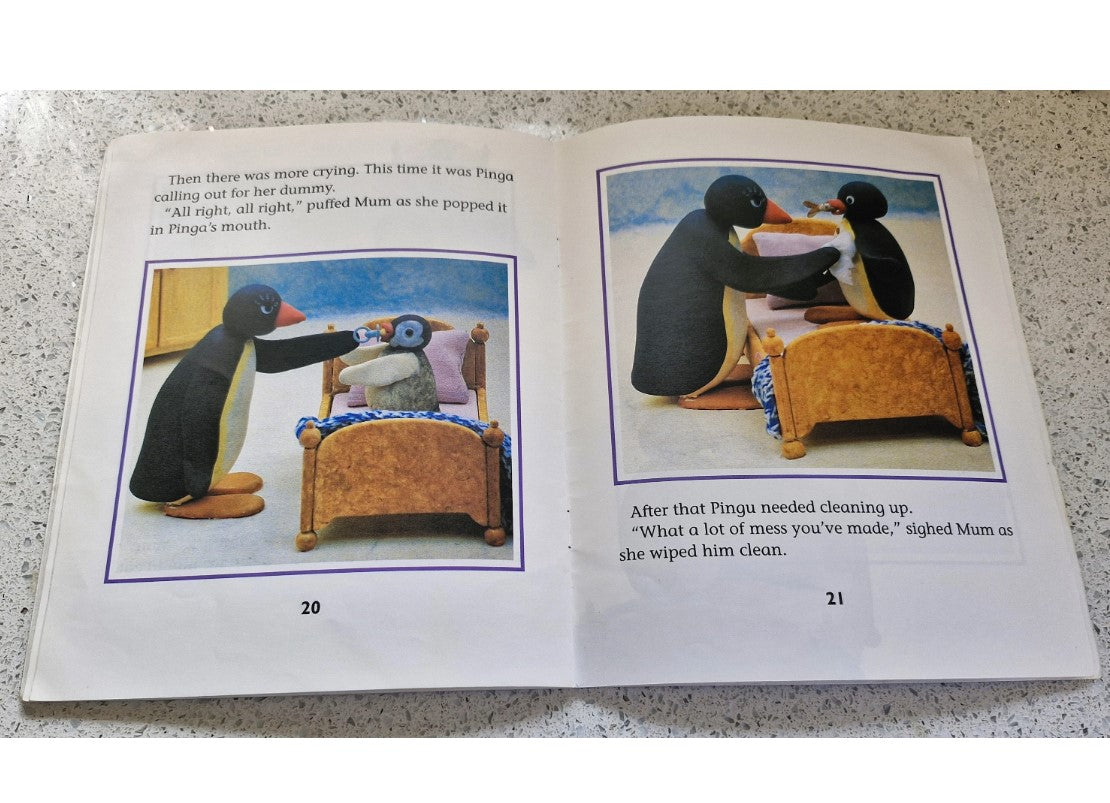 PINGU-Buch, Pingu und Pinga Bleib auf, Pingu-Buch