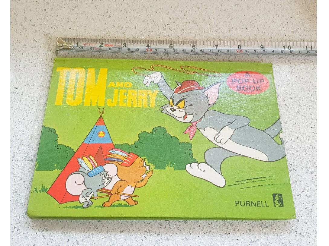 Tom and Jerry Pop up Book, Vintage children's pop up book, Vintage Kids Book, Tom and Jerry