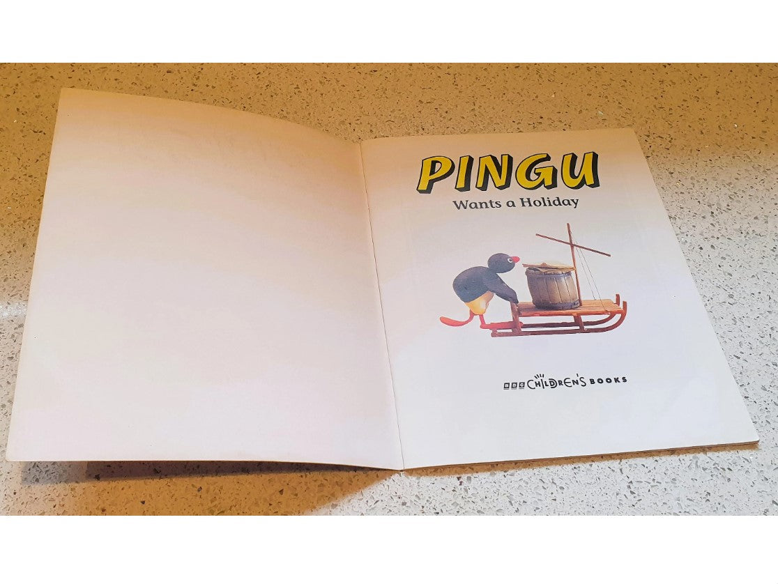 PINGU Book, Pingu wants a holiday, Pingu Book