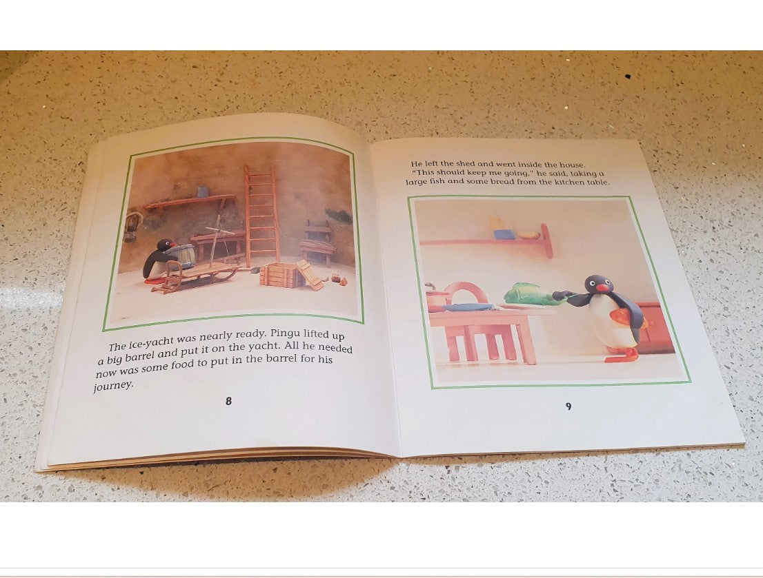 PINGU Book, Pingu wants a holiday, Pingu Book