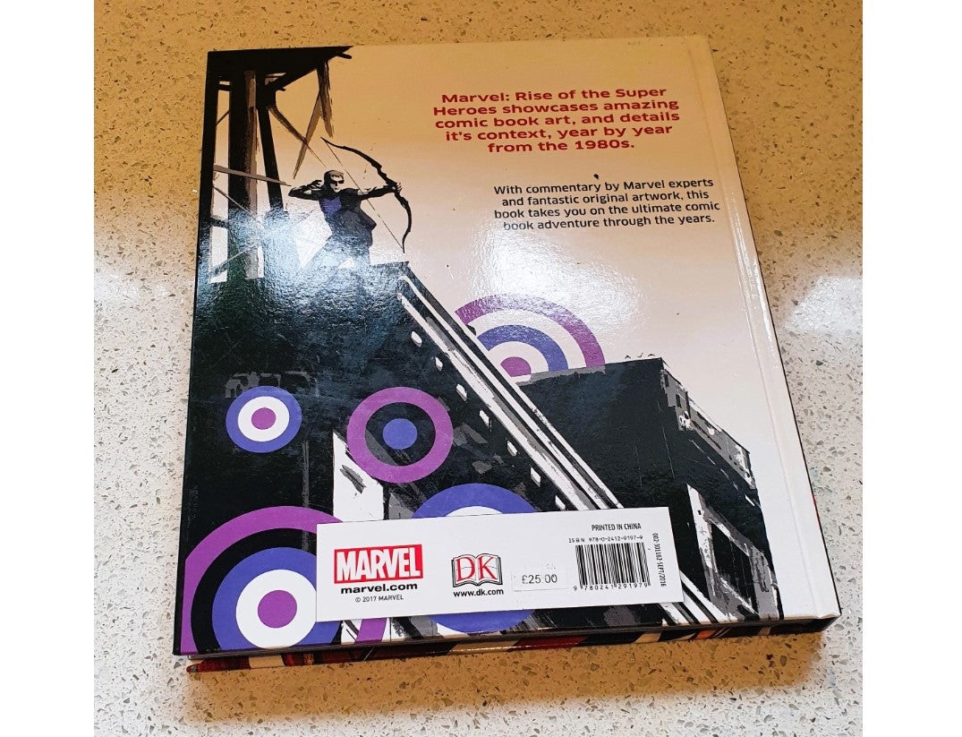 MARVEL Rise of the Super heroes, DK, Pre Loved, Marvel Book, Comics